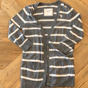 Abercrombie & Fitch striped cardigan